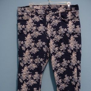 Patterned denim jeans GAP